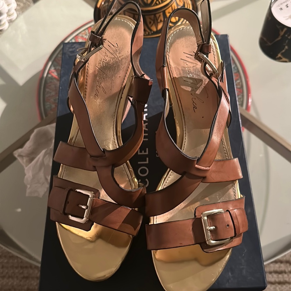 Mark Fishser, wedge sandals